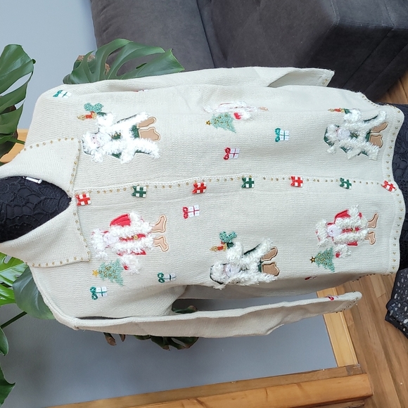 SALE!! Vintage Storybook Knits Sweater "Gifts From Santa" NWT! - Picture 9 of 13